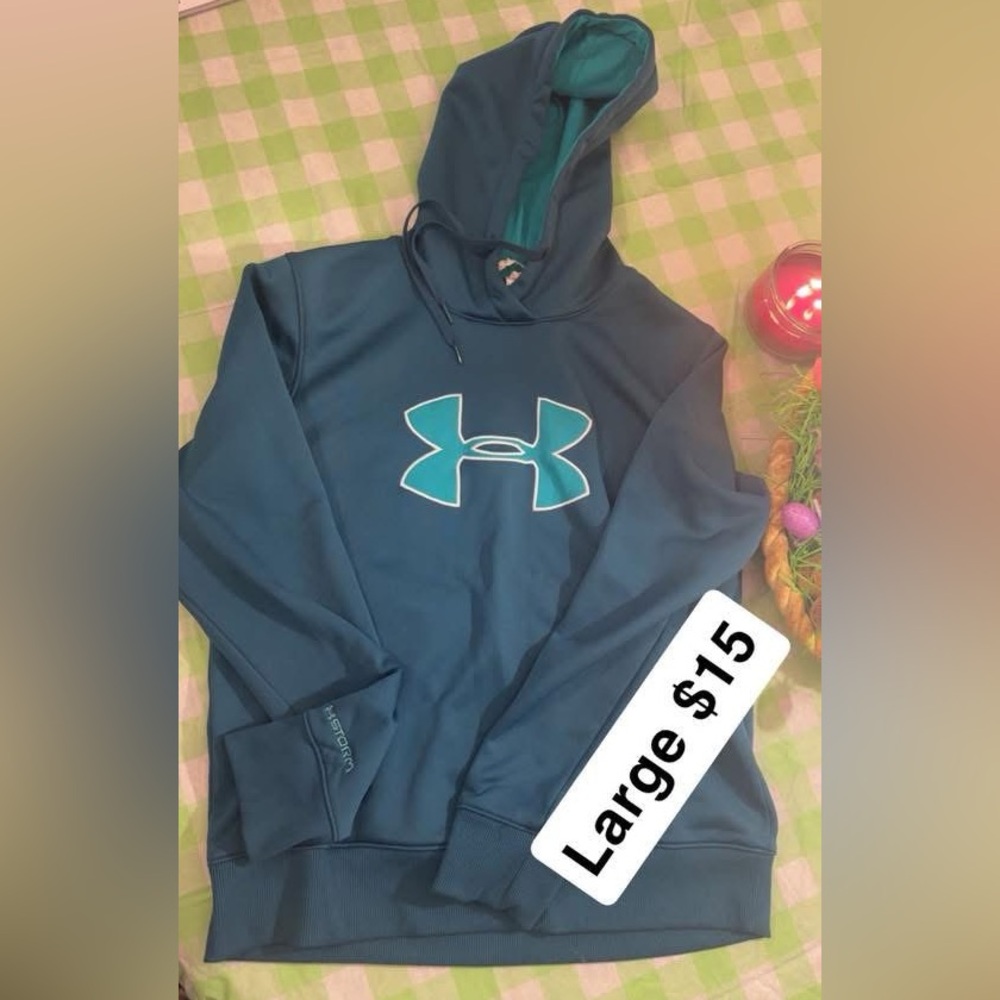 Under Armour Blue Hoodie with Logo